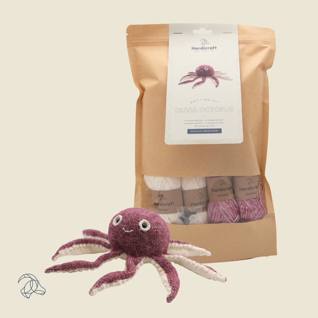 Hardicraft - DIY Knitting Kit - Olivia Octopus