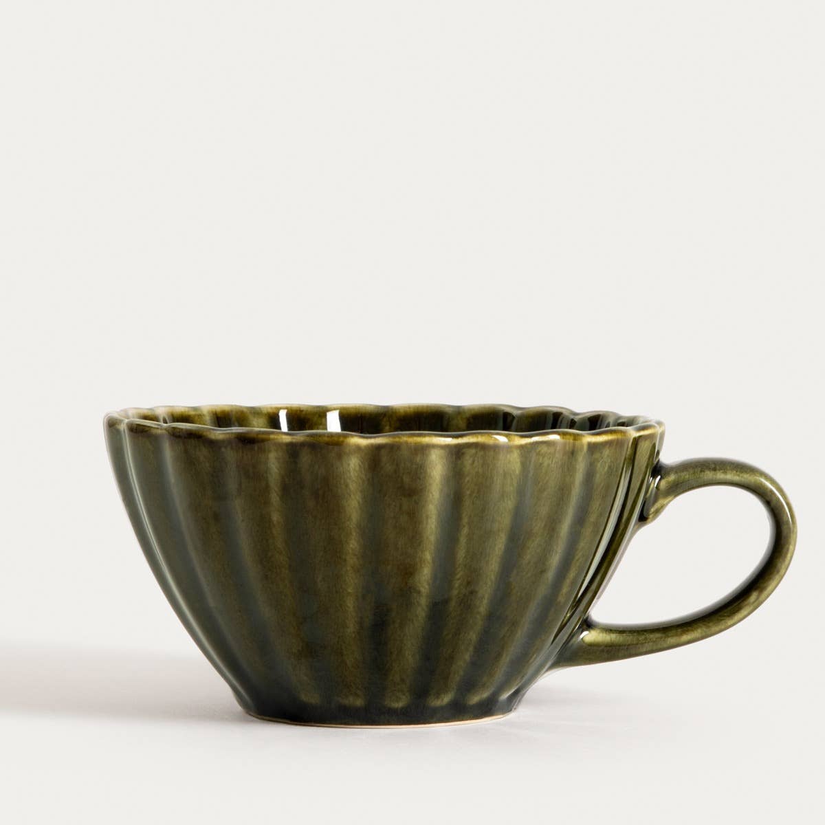 MELIDA | cup-shaped mug dark green | 0.3 l