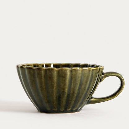 MELIDA | cup-shaped mug dark green | 0.3 l