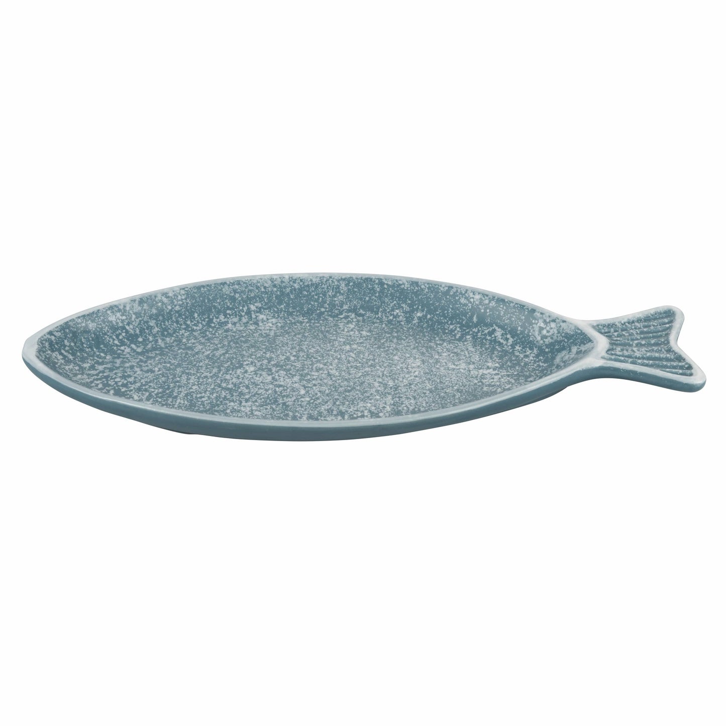 VdE Tivoli 1996 - PAROS OVAL TURQUOISE FISH PLATE 31CM
