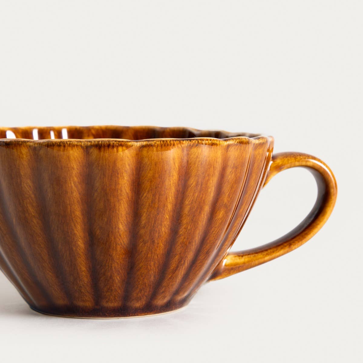MELIDA | cup-shaped mug | amber | 0.3 l