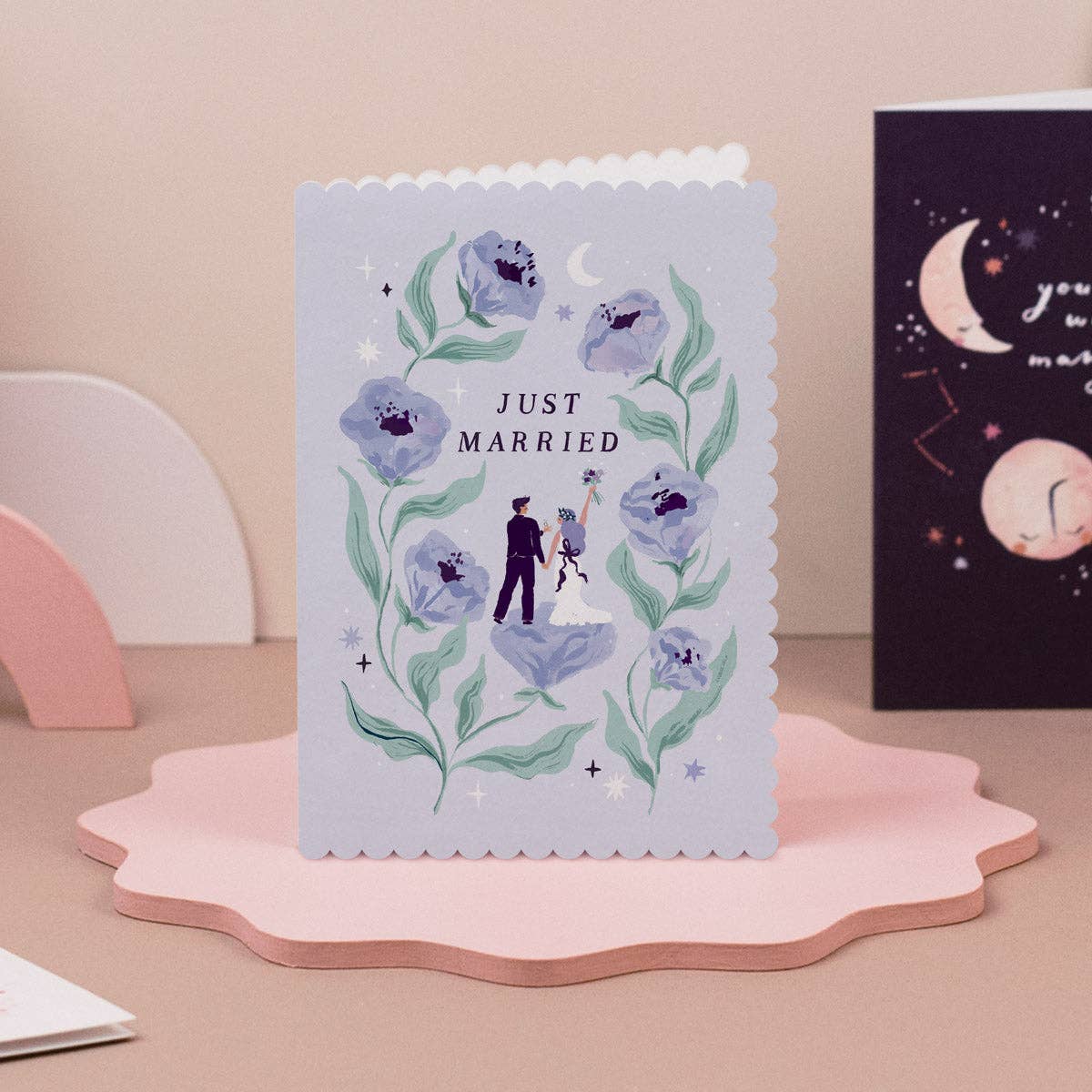 Sister Paper Co. - Botanical Wedding Card | Newlyweds Wedding Greeting Cards