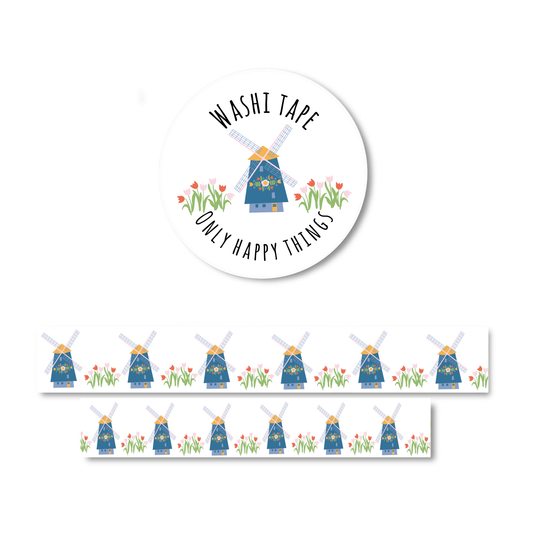 Only Happy Things Stationery - Washi tape windmills