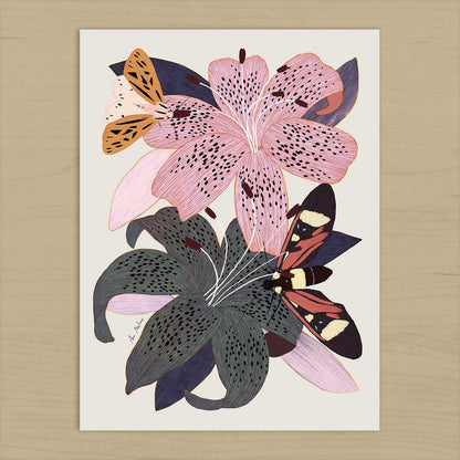El buen limón - Lily Flowers Art Print