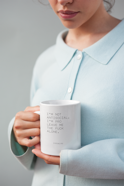 typealive - Ceramic mug/Antisocial