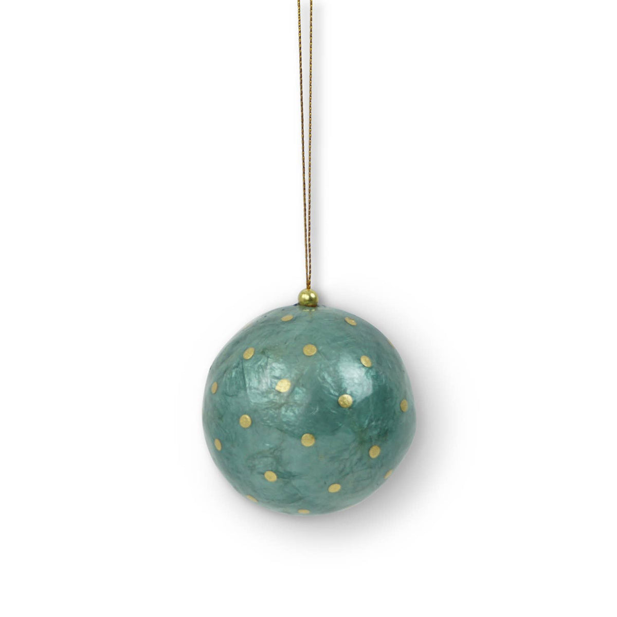Kinta - X-Mas Ball Cap Dots w/ gold 6 cm