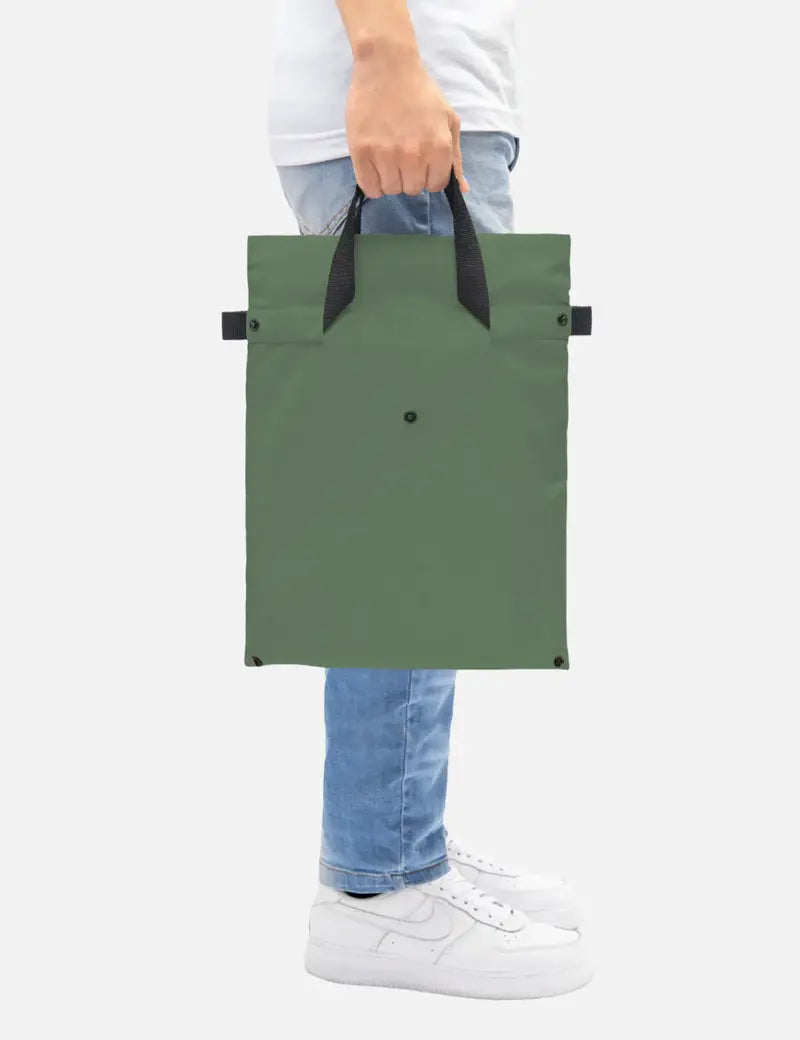 Notabag - Crossbody Fern Green – Multifunctional Bag Tote Recycled