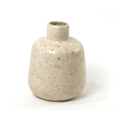 Kinta - Vase Pap Wood Chips T-Upward 16/23 cm