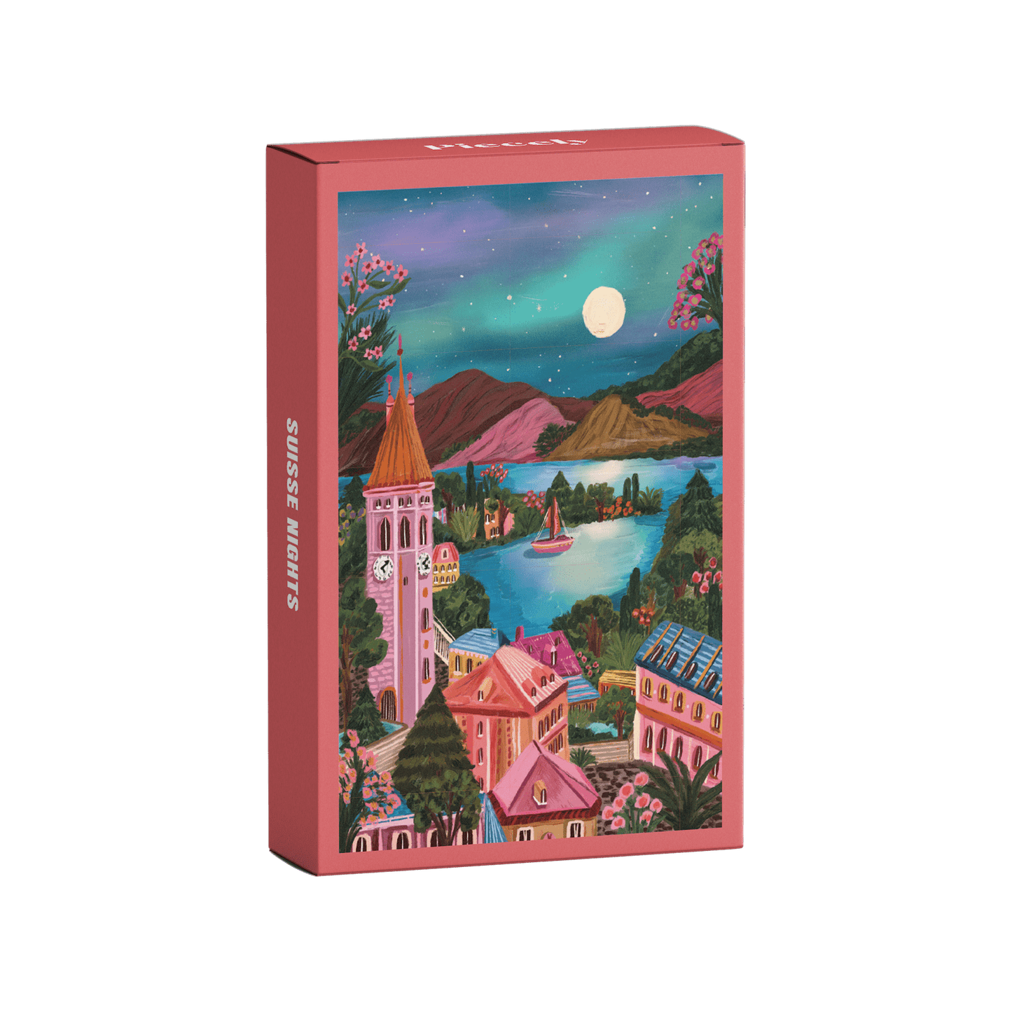 Piecely Puzzles - Suisse Nights mini puzzle, 99 pieces