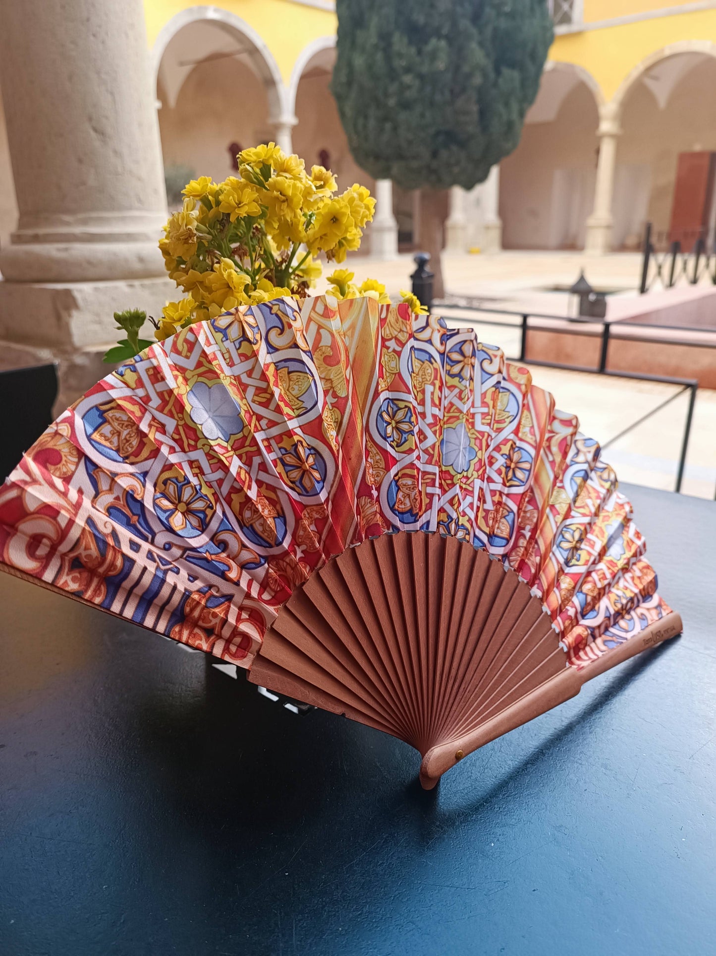 Terra Lusa - Stained Glass Fan