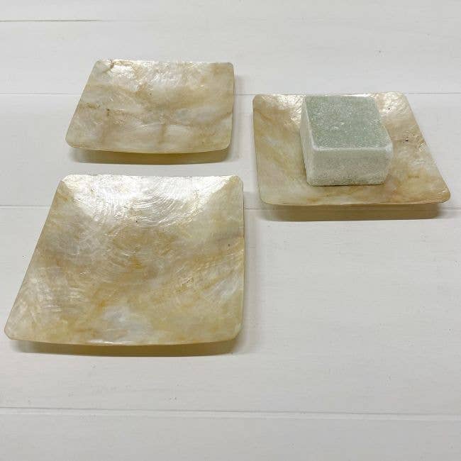 Schaaltje Schelp Capiz XS Goud