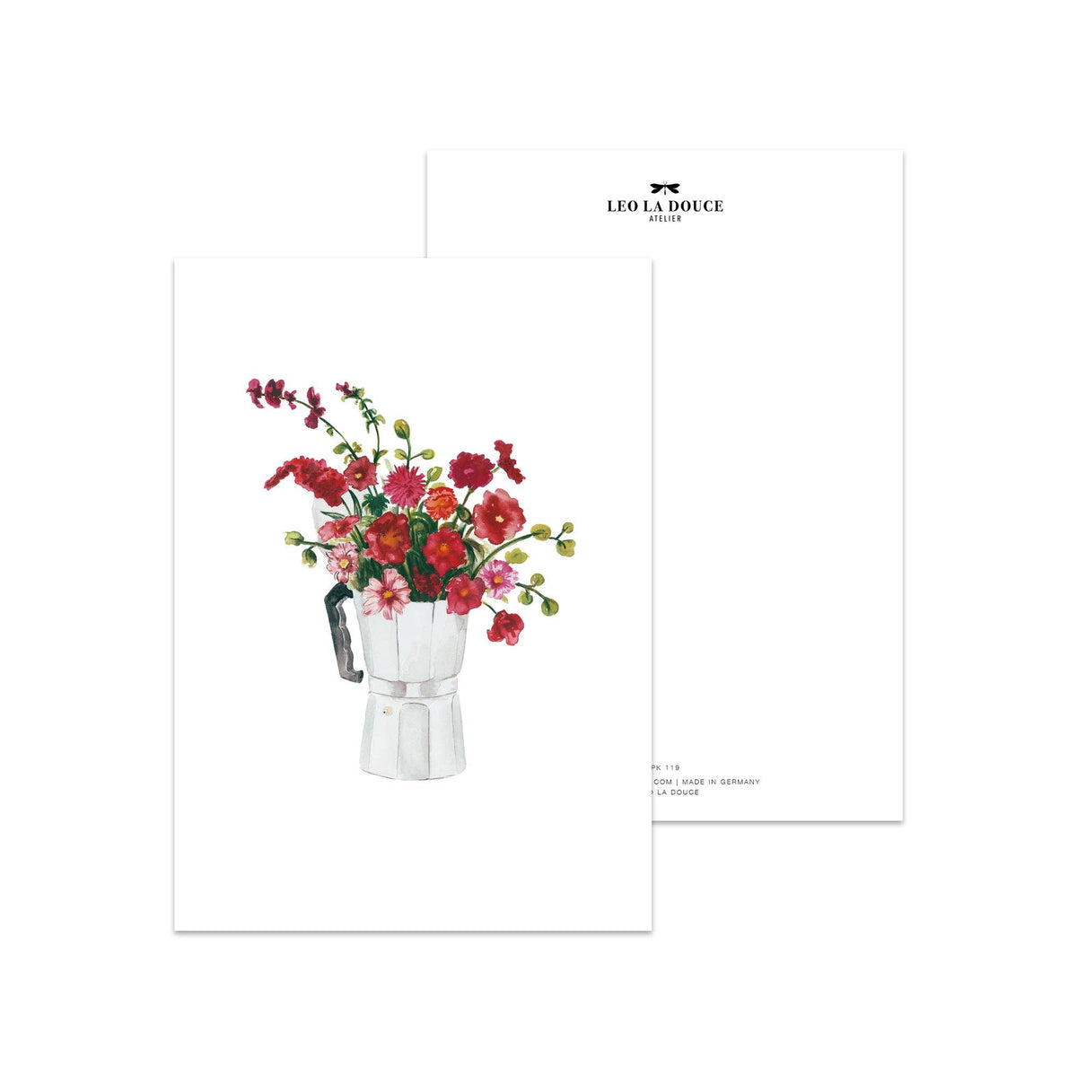Leo La Douce GmbH - Postcard - Espresso Bouquet