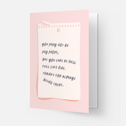 Kaart Blanche - May not be mom greeting card