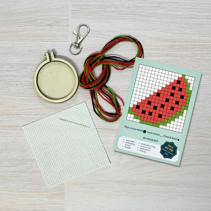 Mini Matchbox Kits - You're One in a Melon Mini Matchbox Cross Stitch Kit