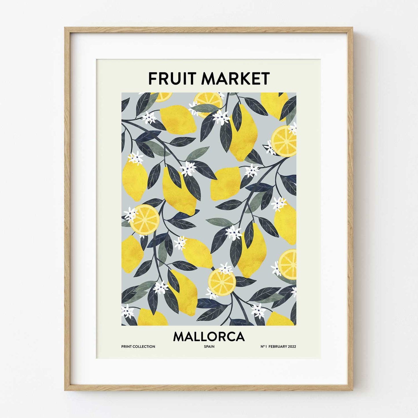 El buen limón - Fruit market Mallorca Art print