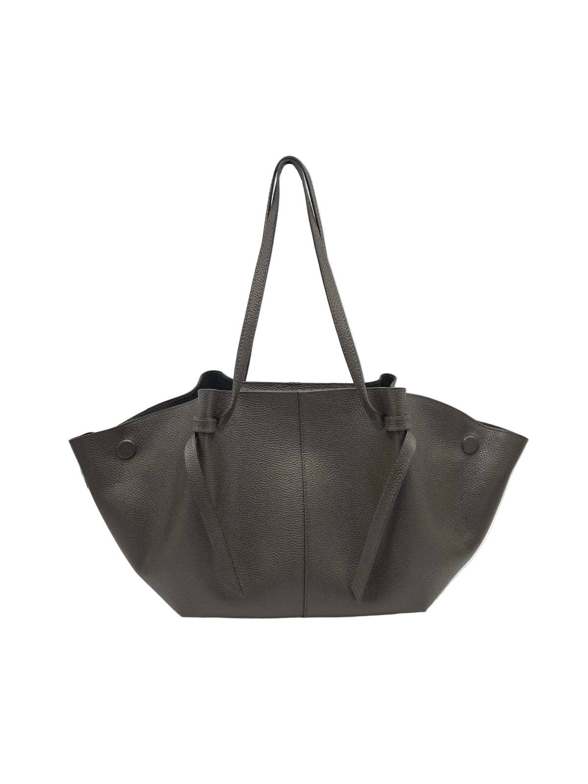 Suie Valentini srl - Genuine Leather Shopping Bag, Made in Italy, art. 112615New