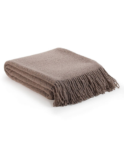 MoST - Wool bouclé throw blanket PARIS cappuccino