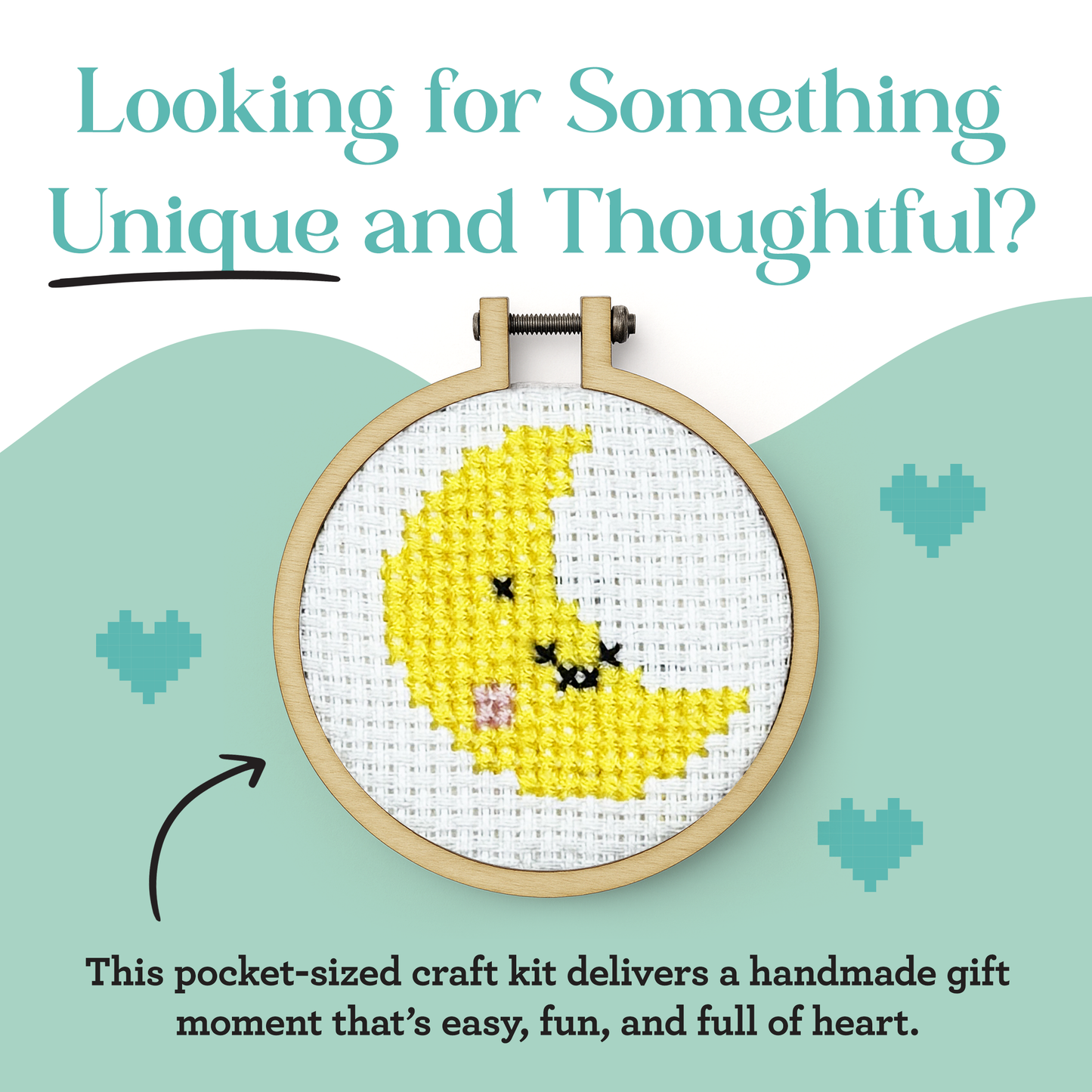 Mini Matchbox Kits - Love You to The Moon & Back Mini Matchbox Cross Stitch Kit