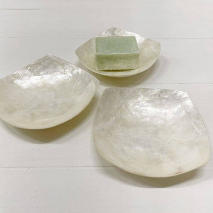 Schaaltje Schelp Capiz XS Wit