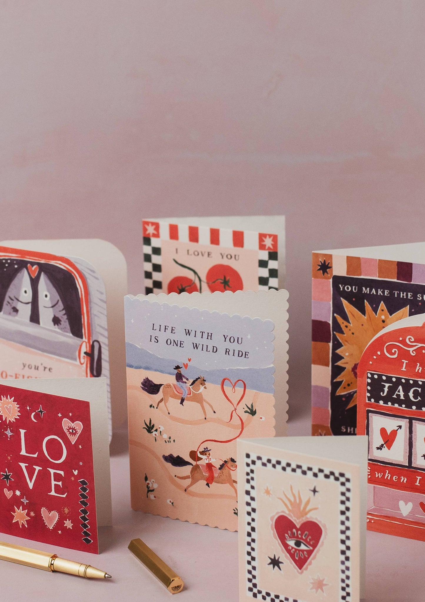 Sister Paper Co. - Wild Ride Love Card | Anniversary Cards | Valentines Cards