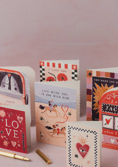 Sister Paper Co. - Wild Ride Love Card | Anniversary Cards | Valentines Cards