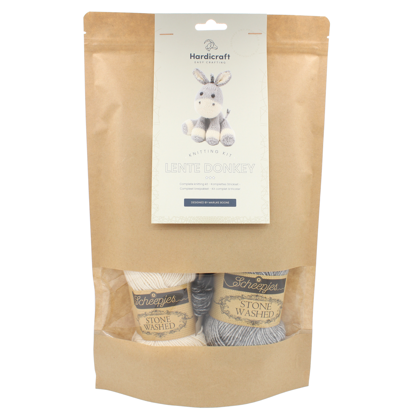 Hardicraft - DIY Knitting Kit - Lente Donkey