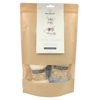 Hardicraft - DIY Knitting Kit - Lente Donkey