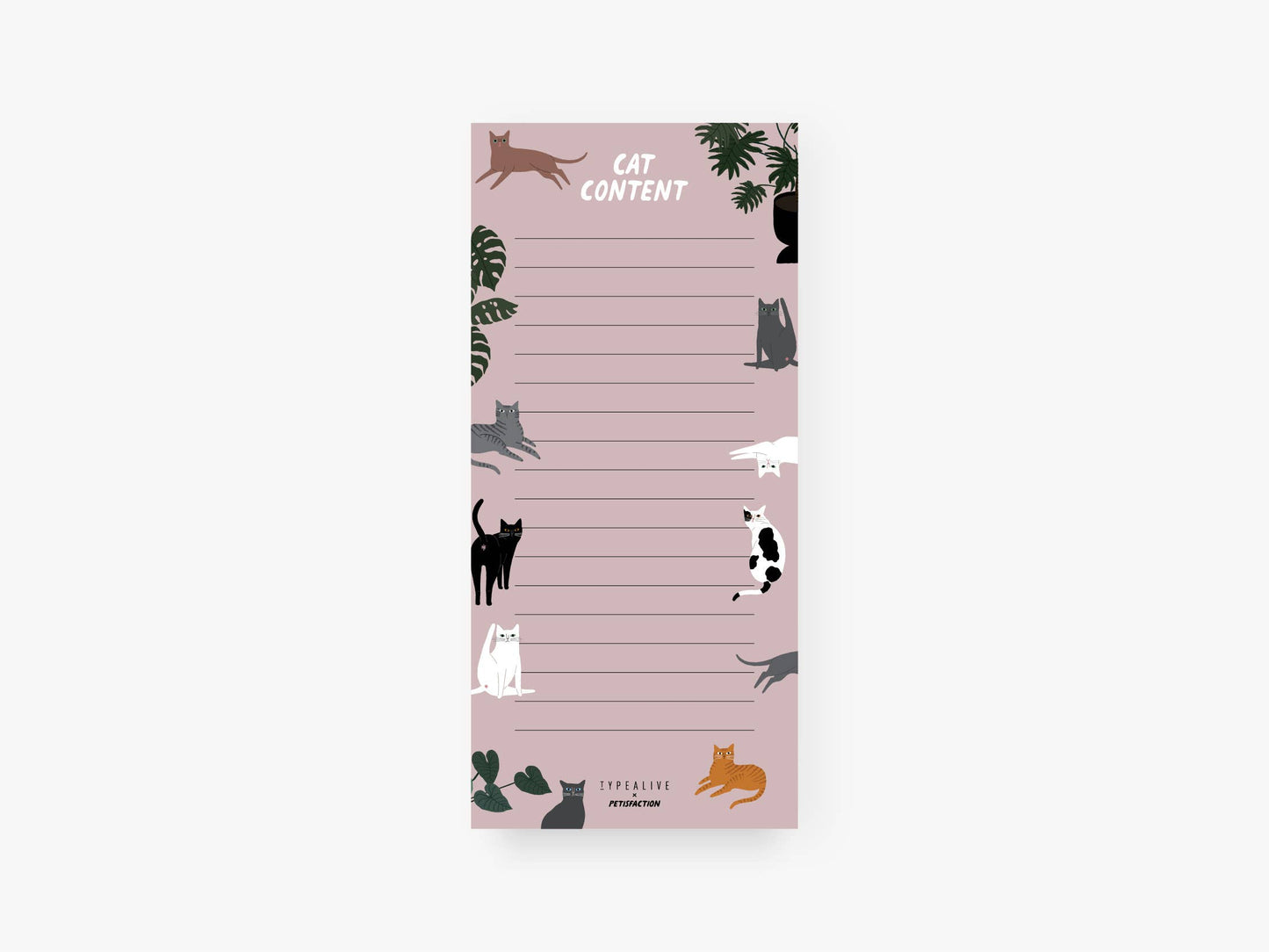 typealive - Notepad “small”/Petisfaction “Cats”