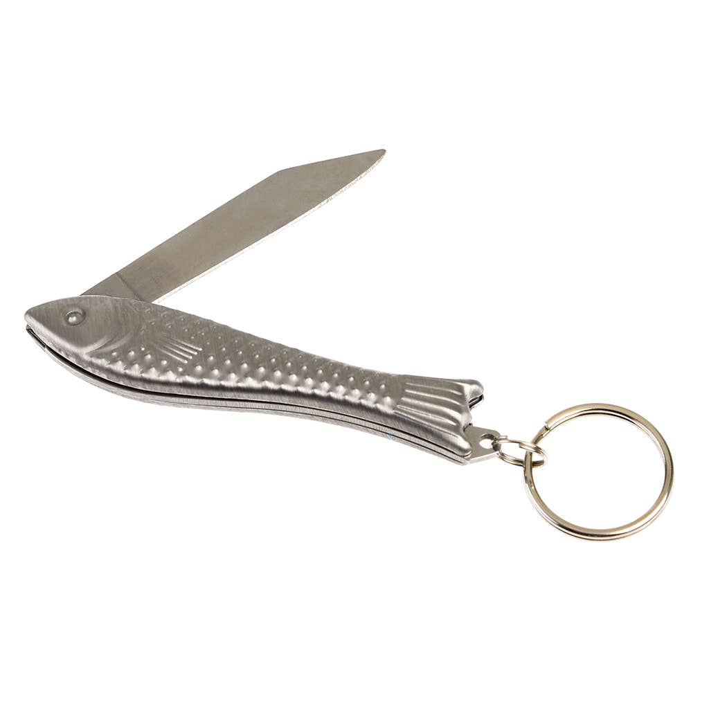 Rex B2B - Europe - Fish shaped pocket knife keyring - Spirit of Adventure