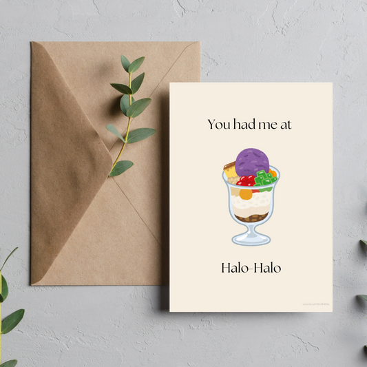 Card-  You had me at Halo Halo
