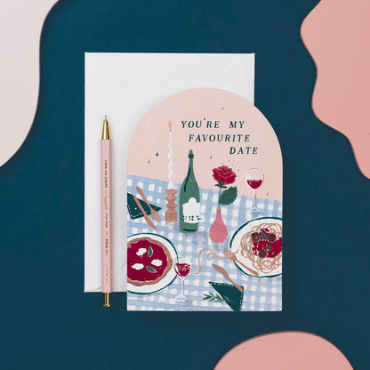 Sister Paper Co. - Favourite Date Card | Love Card | Anniversary Cards