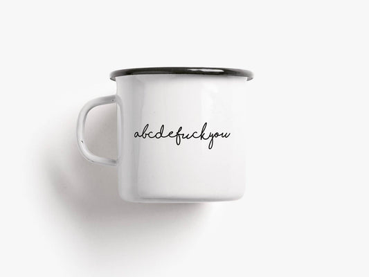 typealive - Enamel mug/Abcdefuckyou