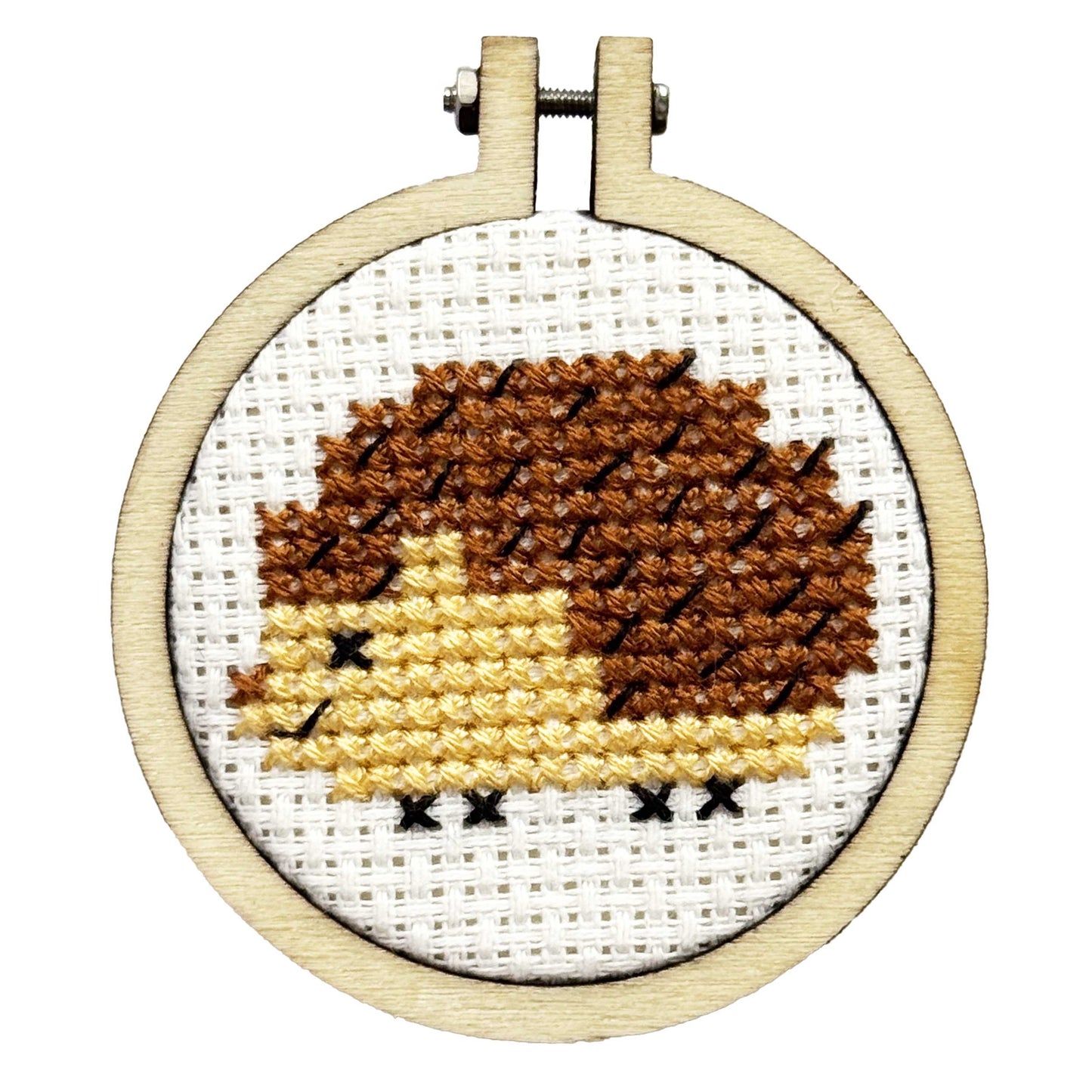 Mini Matchbox Kits - Sending a Hedgehug Mini Matchbox Cross Stitch Kit