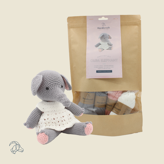 Hardicraft - DIY Crochet Kit - Olga Elephant