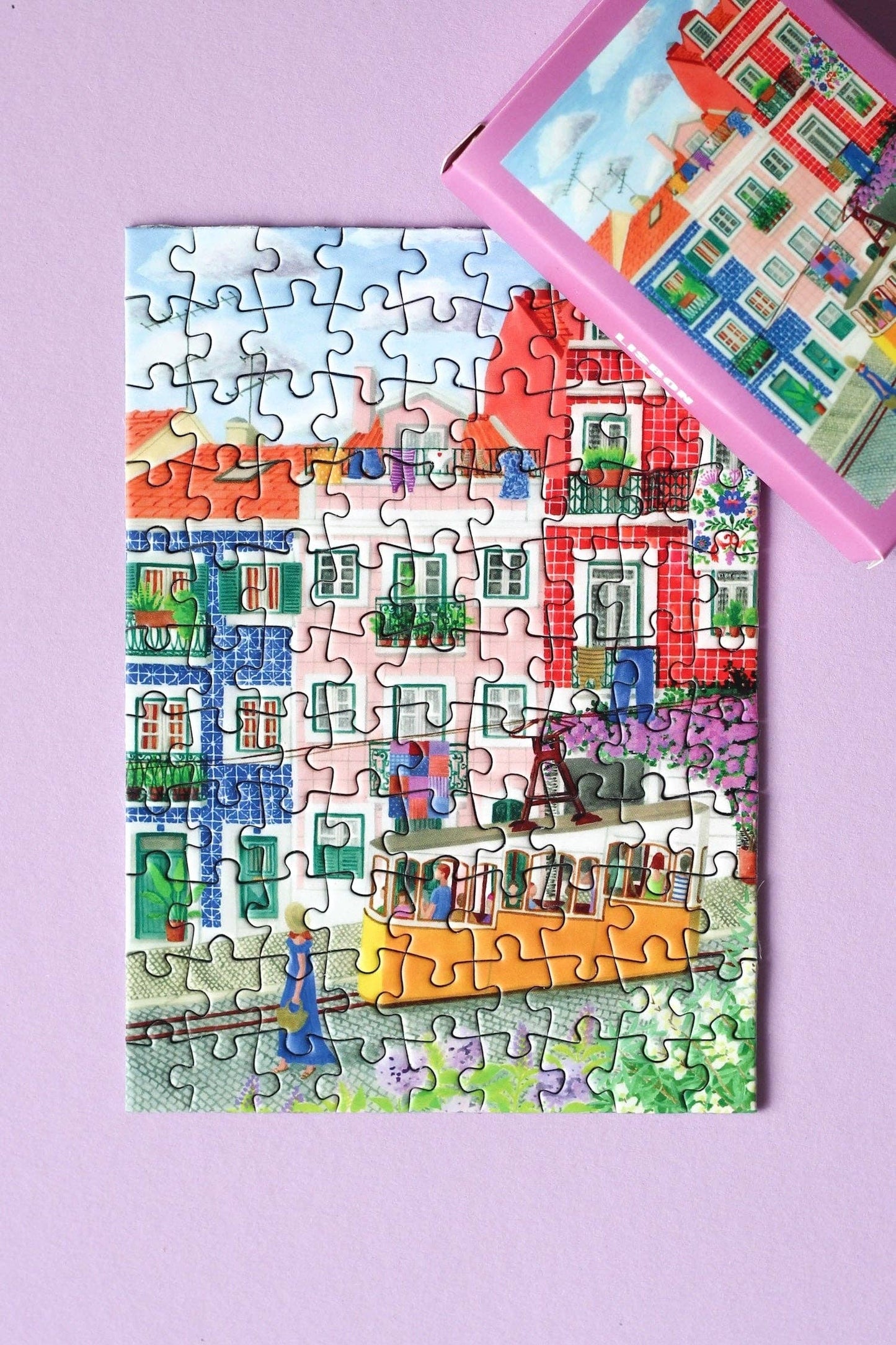 Piecely Puzzles - Mini-Puzzle Lisbon, 99 pieces