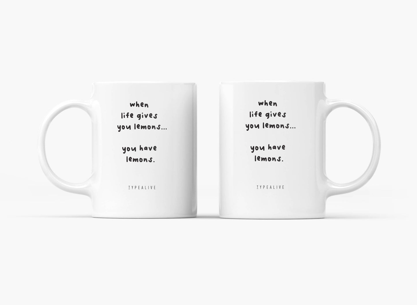 typealive - Ceramic mug/Lemons