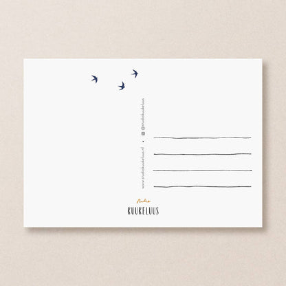 Studio Kuukeluus - Pink Sky Postcard