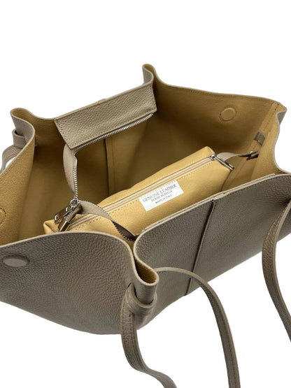 Suie Valentini srl - Genuine Leather Shopping Bag, Made in Italy, art. 112615New