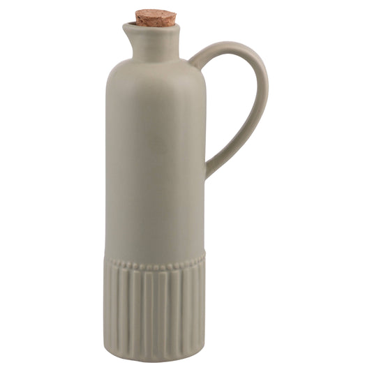 VdE Tivoli 1996 - 4 LIGHT SAGE OIL BOTTLES / CORK STOPPER