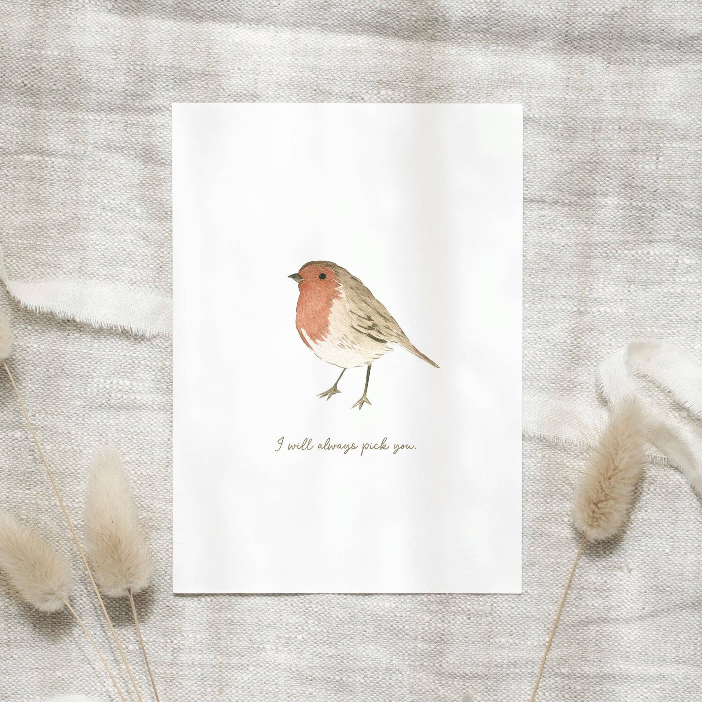 Leo La Douce- Postcard · Pick you
