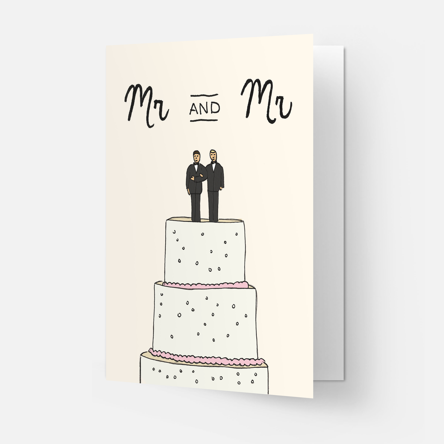 Kaart Blanche - Wedding cake greeting card