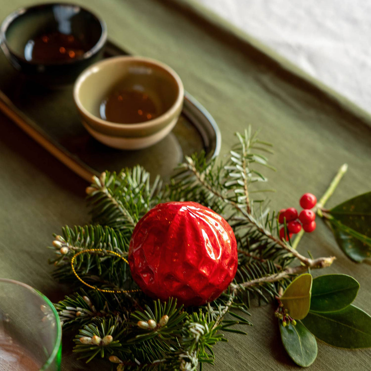 Kinta - X-Mas Ball Cap Swirl & Waffle 6 cm