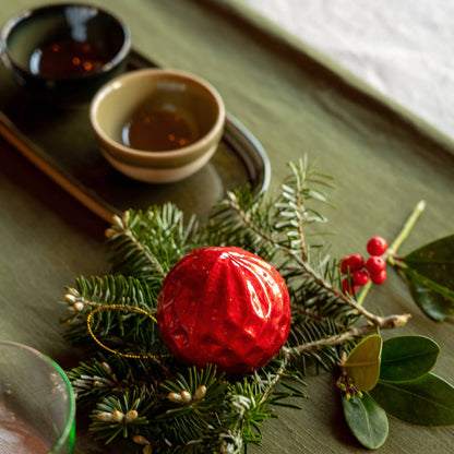 Kinta - X-Mas Ball Cap Swirl & Waffle 6 cm