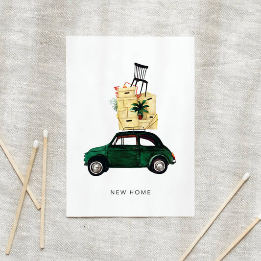 Leo La Douce- Postcard · New Home