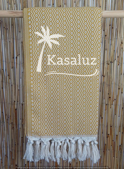 KASALUZ - Ronda Curry Beach Fouta Oeko-Tex Standard 100 Label