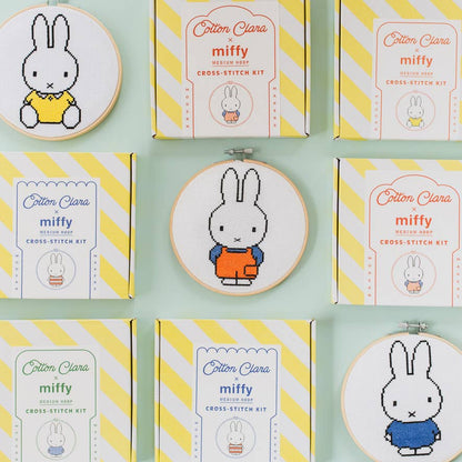 Cotton Clara Craft Kits & Supplies - Miffy Dungaree Cross Stitch Kit