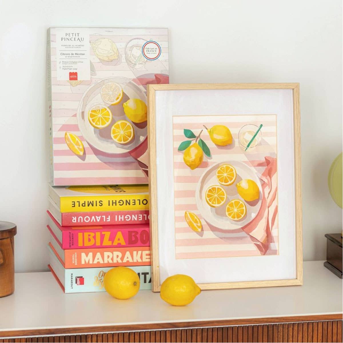 La Petite Épicerie - Number Painting Kit- Lemons from Menton by La Petite Épicerie