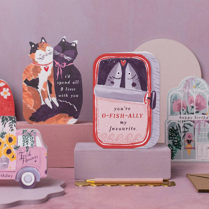 Sister Paper Co. - Sardines You're My Favourite Card | Valentines Cards