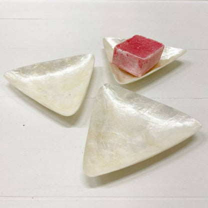 Schaaltje Schelp Capiz XS Wit