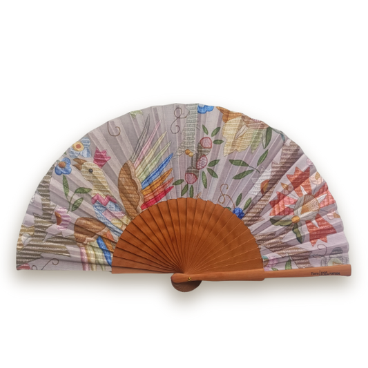 Terra Lusa - Embroidered Fan from Castelo Branco - Phoenix